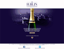 Tablet Screenshot of champagne-blin.com